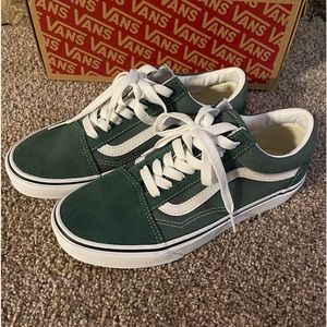 NEW! Vans Old Skool Theory Duck Green Size W7/M5.5